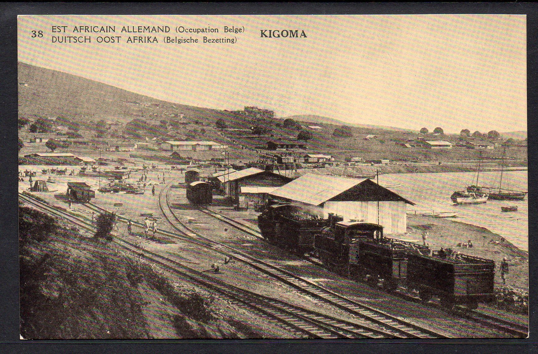 Ruanda-Urundi entiers postaux postal stationery cards views vues trains